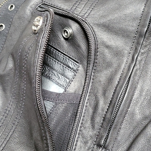 Harley Davidson Leather Riding Jacket - Picture 13 of 14